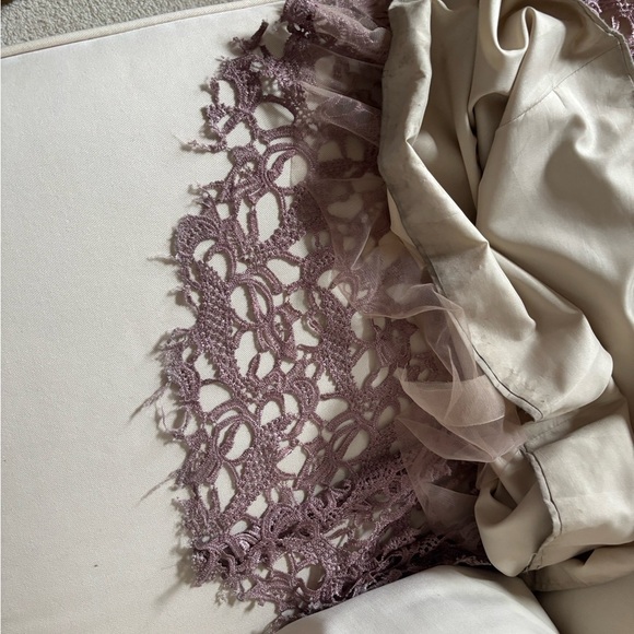 Mother of the Bride Groom Formal Floor Length Chiffon Lace Evening Dress - Picture 10 of 13